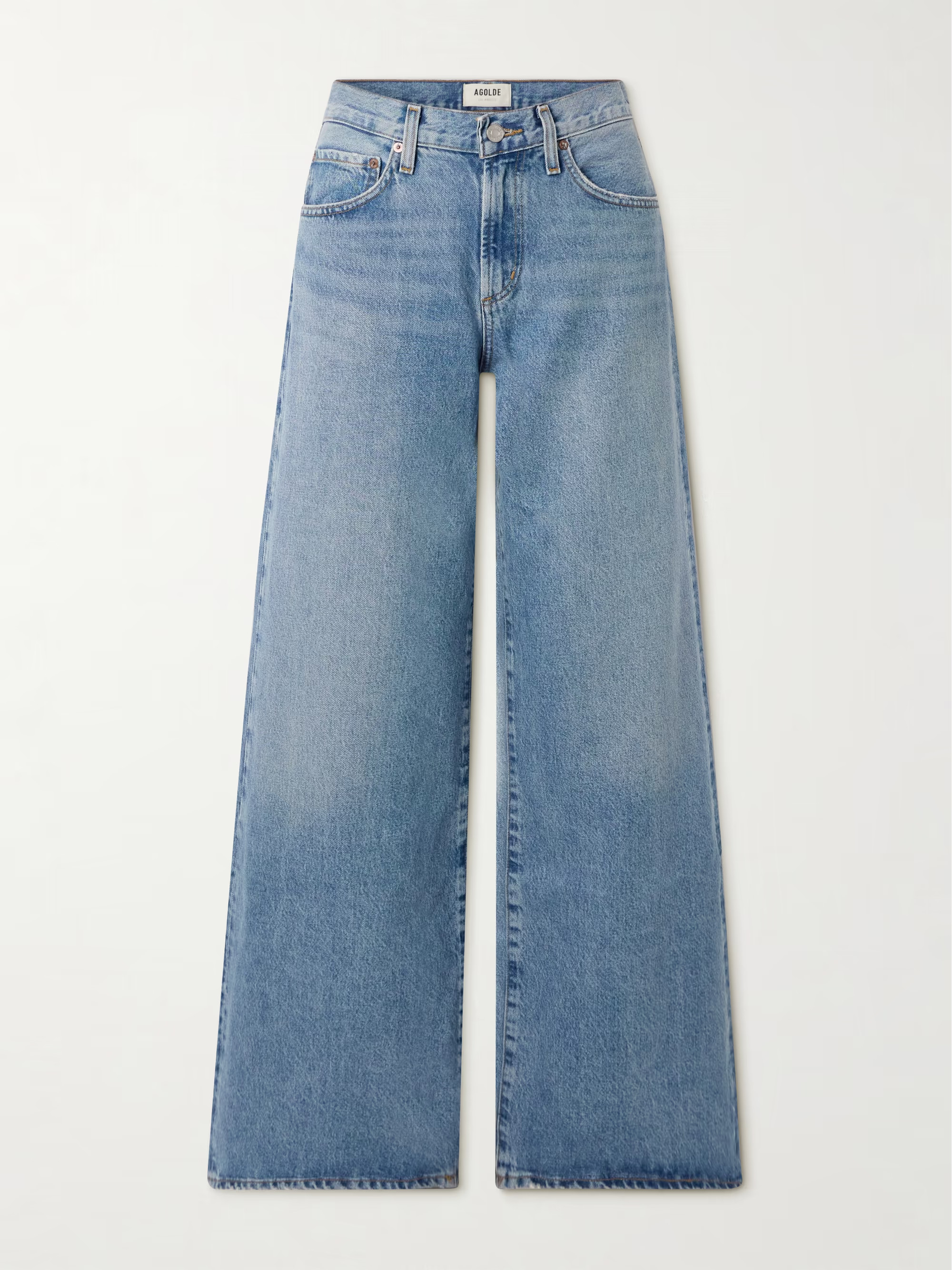 Clara Baggy wide-leg organic jeans | NET-A-PORTER (US)