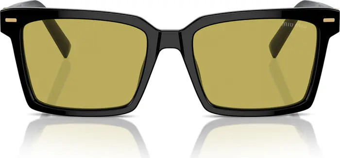 Miu Miu 55mm Rectangular Sunglasses | Nordstrom | Nordstrom