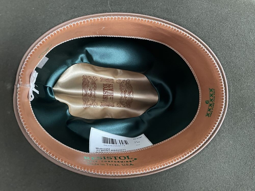 RESISTOL RB MIDNIGHT 6X FUR FELT COWBOY WESTERN HAT  | eBay | eBay US