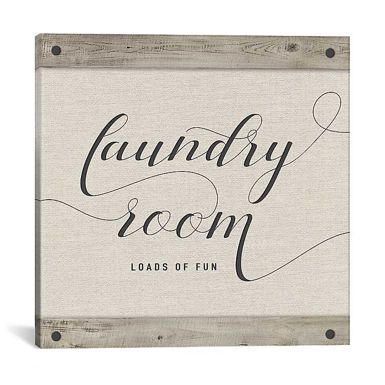 Laundry Room Loads of Fun Canvas Art Print | Kirkland's Home