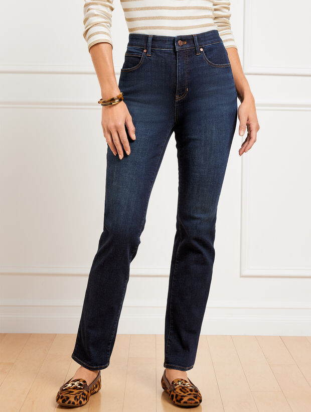 Straight Leg Jeans - Melrose Wash | Talbots