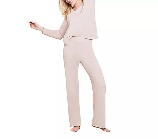 Barefoot Dreams CozyChic Ultra Lite Wide Leg Pant - QVC.com | QVC