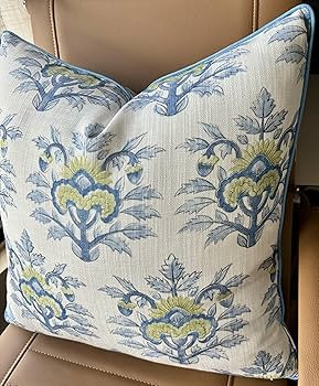 Vanya Printed Decorative Square Accent Throw Pillow Cover - Sofa, Chair, Couch, Bedroom, Living R... | Amazon (US)