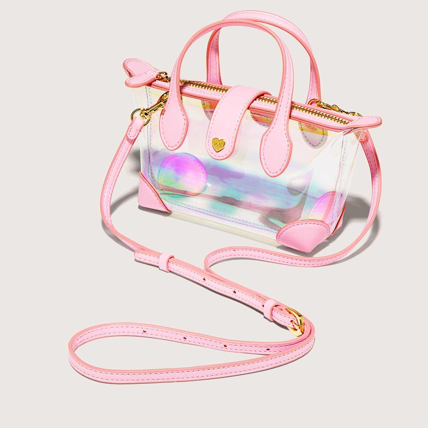Pink Iridescent Pouchette Crossbody Bag | Stoney Clover Lane | Stoney Clover Lane