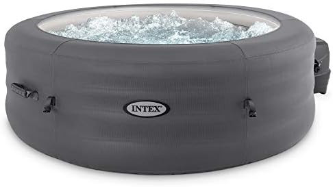 Intex 28481E Simple Spa 77in x 26in 4-Person Outdoor Portable Inflatable Round Heated Hot Tub Spa... | Amazon (US)