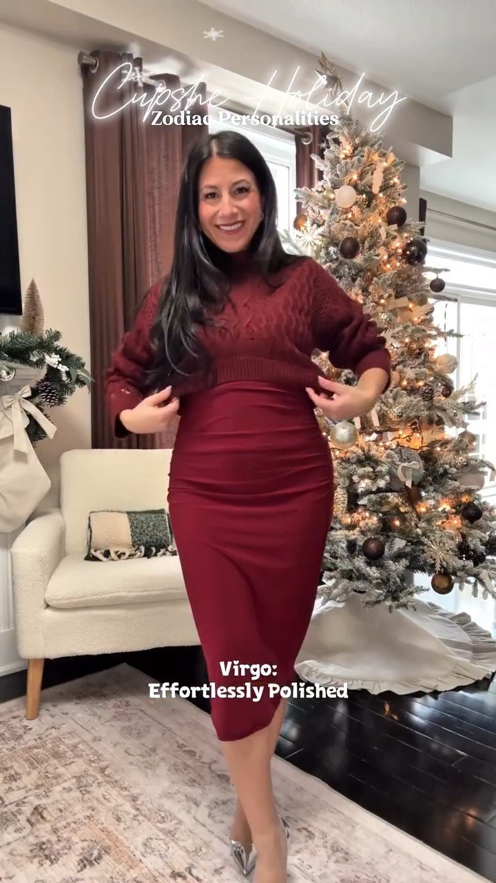 Which one are you?? ❄️ 🎄 I’m a Gemini ♊️ 👌🏼 
.
✨Use code CG15 to save 15% off orders over $70 @cupshe 🫶🏼
.
.
.
.
.
.
.
.
.
.
#holidayoutfits #christmasoutfits #holidaylooks

#LTKholiday #LTKpetite #LTKpartywear