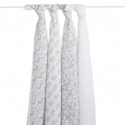 tea x aden + anais Savanna Animals Swaddle 4pk | Tea Collection