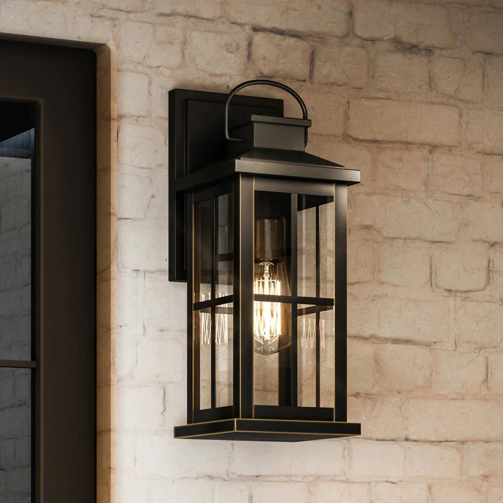 UHP1292 Transitional Outdoor Wall Sconce 18''H x 7''W, Olde Bronze Finish, Anaheim Collection | Urban Ambiance, Inc.