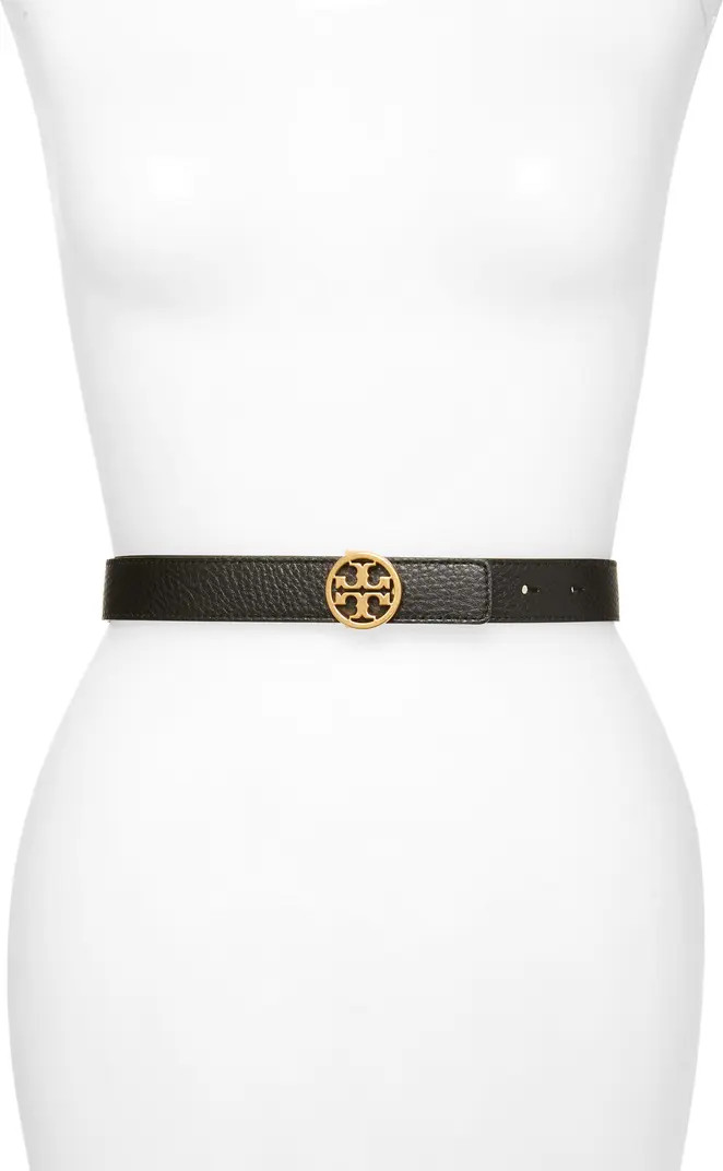 Tory Burch Logo Reversible Leather Belt | Nordstrom | Nordstrom