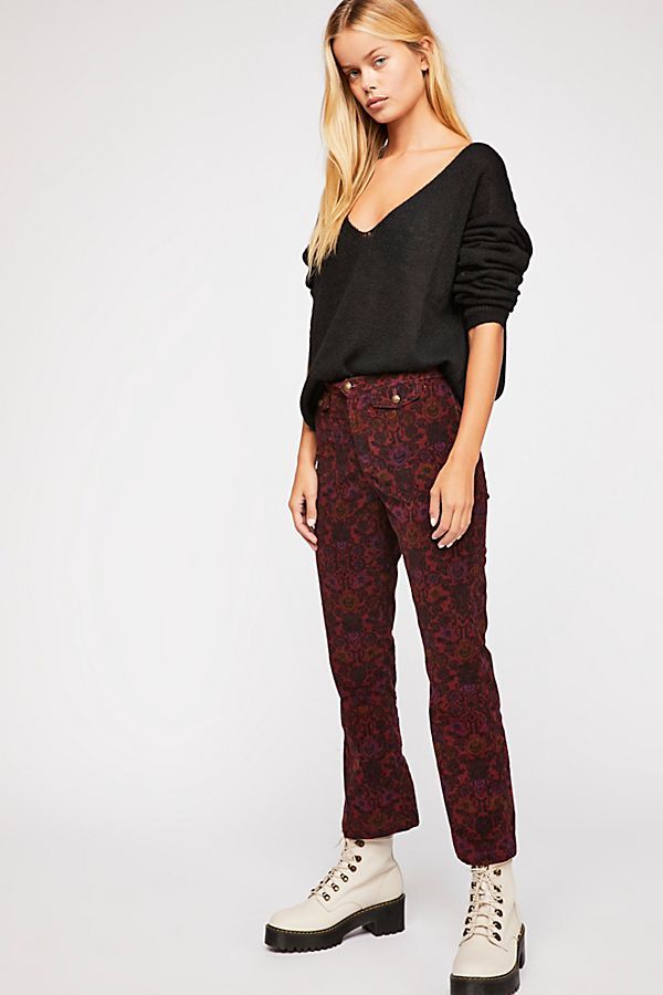 Tailored Crop Cord Flares | Free People (Global - UK&FR Excluded)