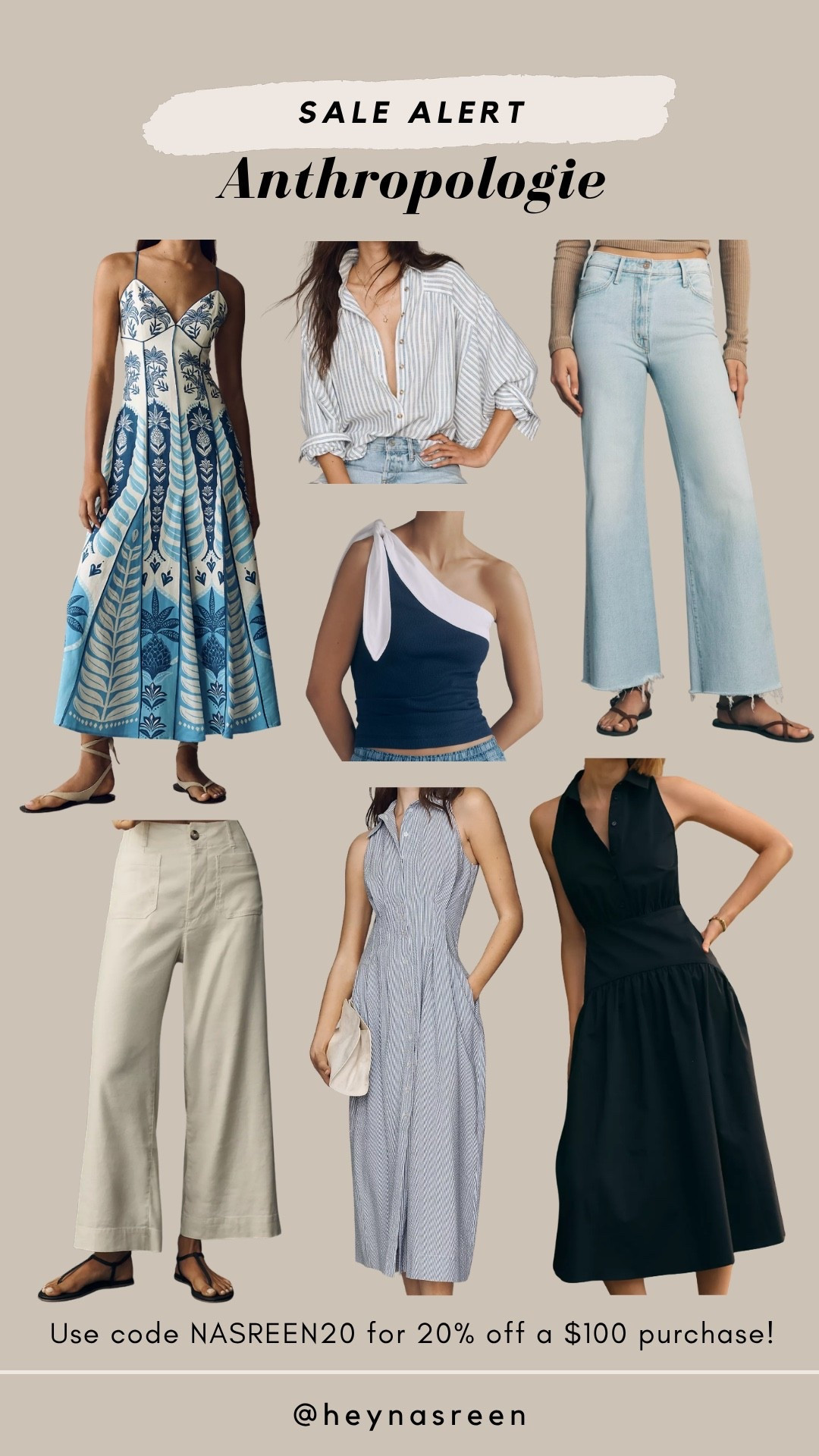A few of my @Anthropologie favorites! Use code NASREEN20 for 20% off a $100 purchase! 🩵

#LTKSaleAlert