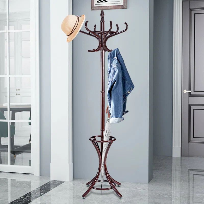 Solid Wood Freestanding Coat Rack | Wayfair North America