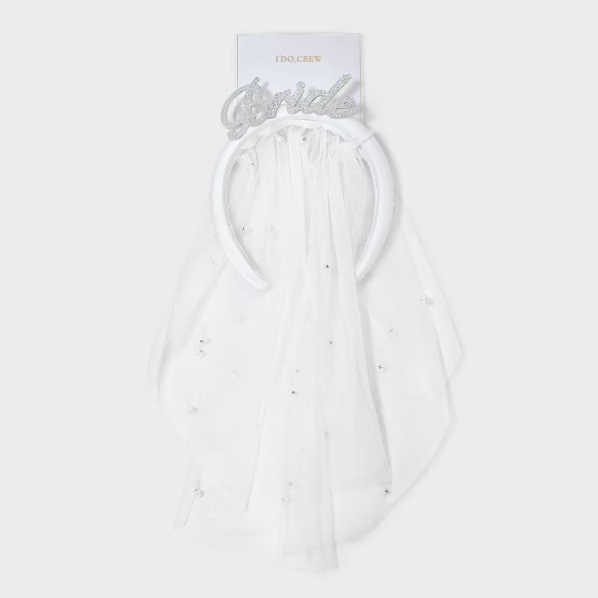 Bride Headband with Veil - White | Target