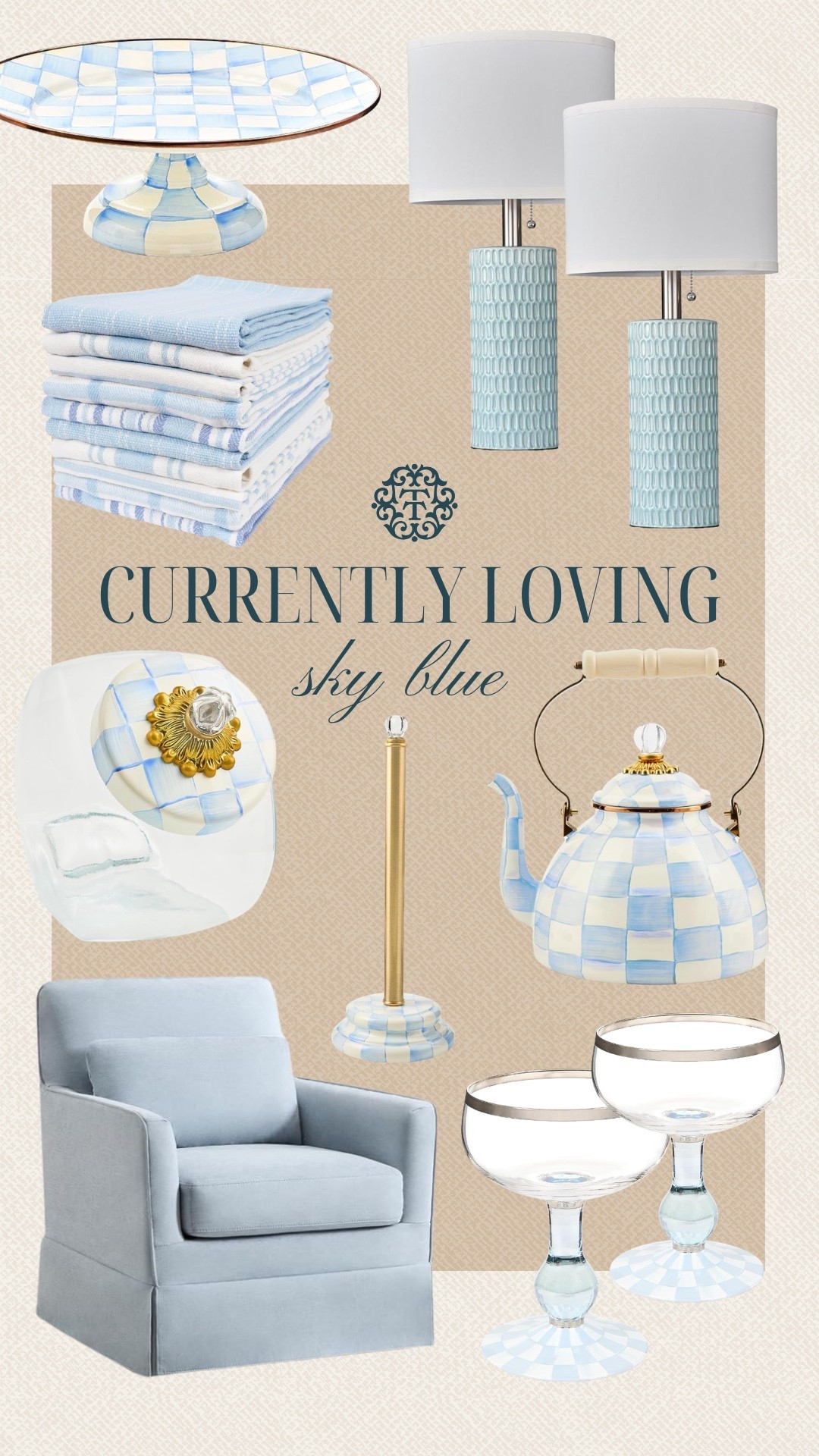 This collection focuses on soft blue tones paired with light neutrals and subtle pattern moments. The glassware, textiles, and furniture all tie together for a calm, cohesive feel. It’s a fresh, airy look that gives a designer vibe without going over budget. 

 #LTKOver40 #LTKSeasonal #LTKHome