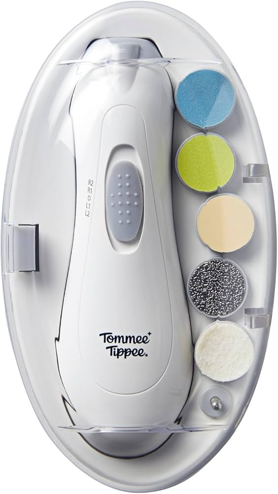 Tommee Tippee Electric Baby Nail File, with Six Filing Heads for Baby and Adult Use, Infant Nail ... | Amazon (UK)