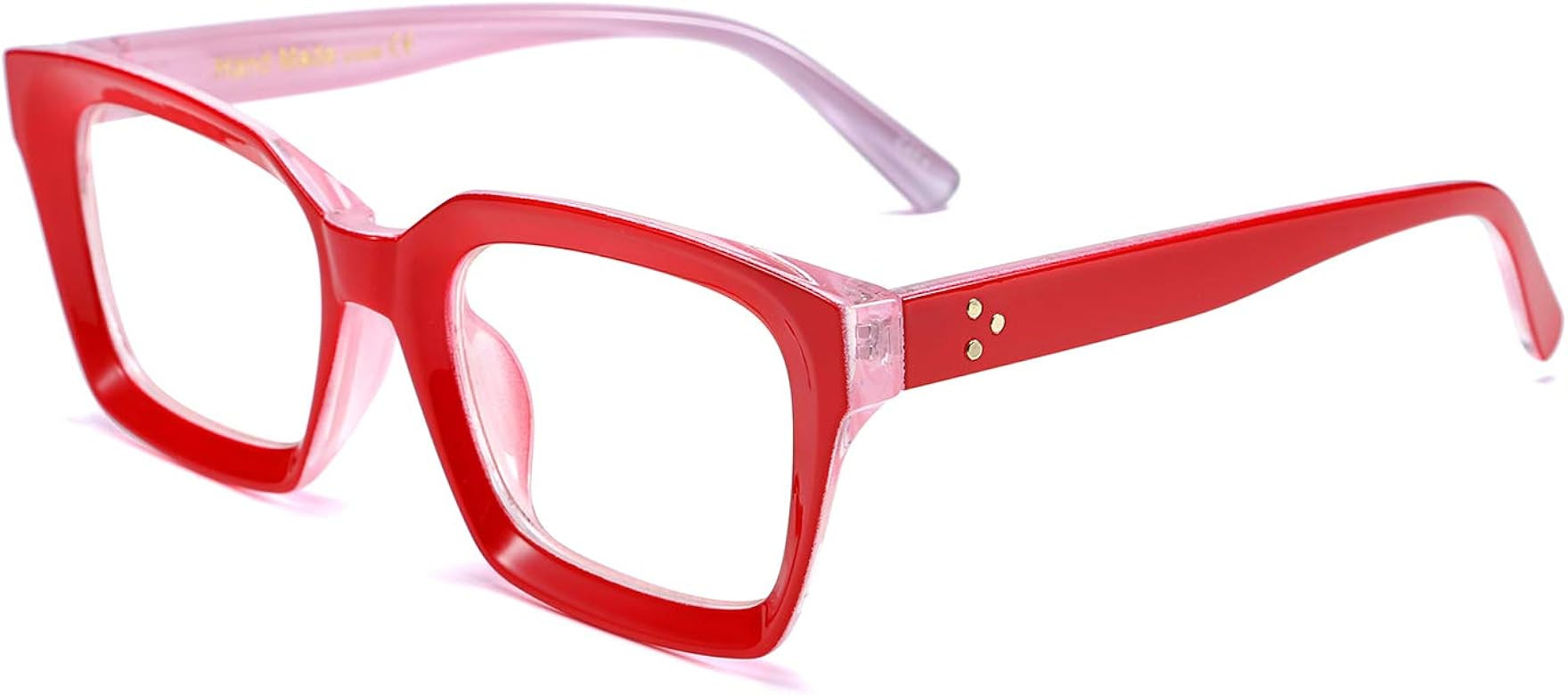 FEISEDY Glasses Frame Womens, Square Thick Eyeglasses Frame, Classic Eyewear for Men B2461 | Amazon (US)