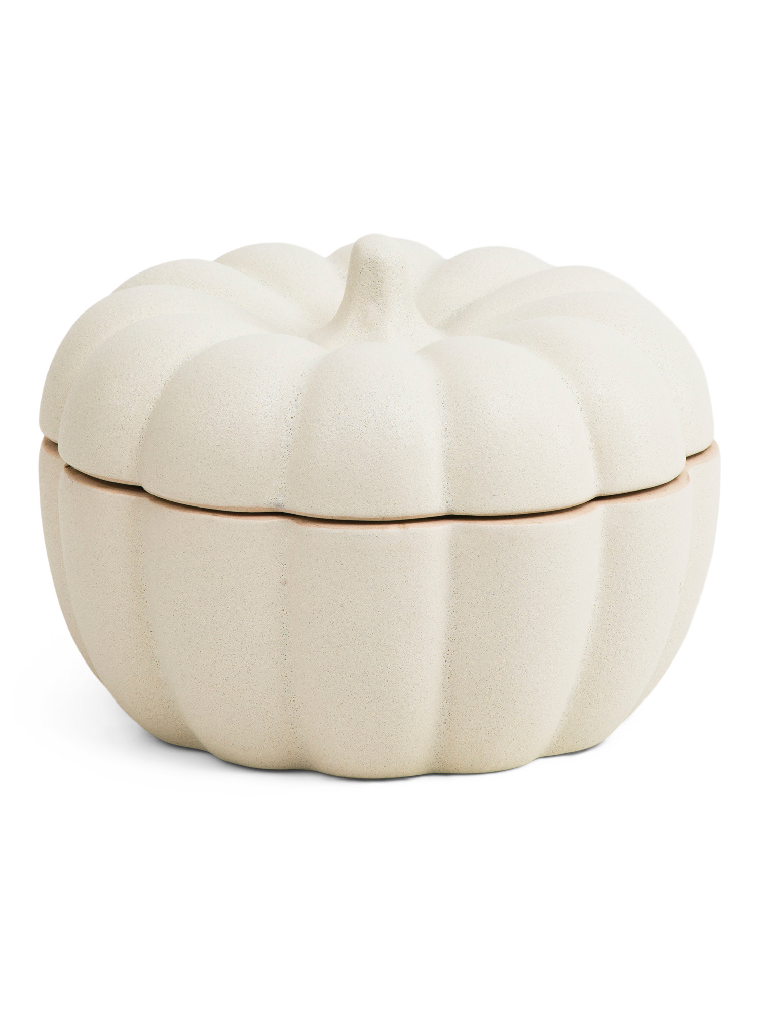 20oz Natural Ceramic Pumpkin Candle | TJ Maxx
