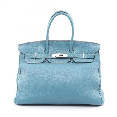 HERMES Birkin 35 Handbag N Togo leather Blue jean SHW Used Women  | eBay.de | eBay DE