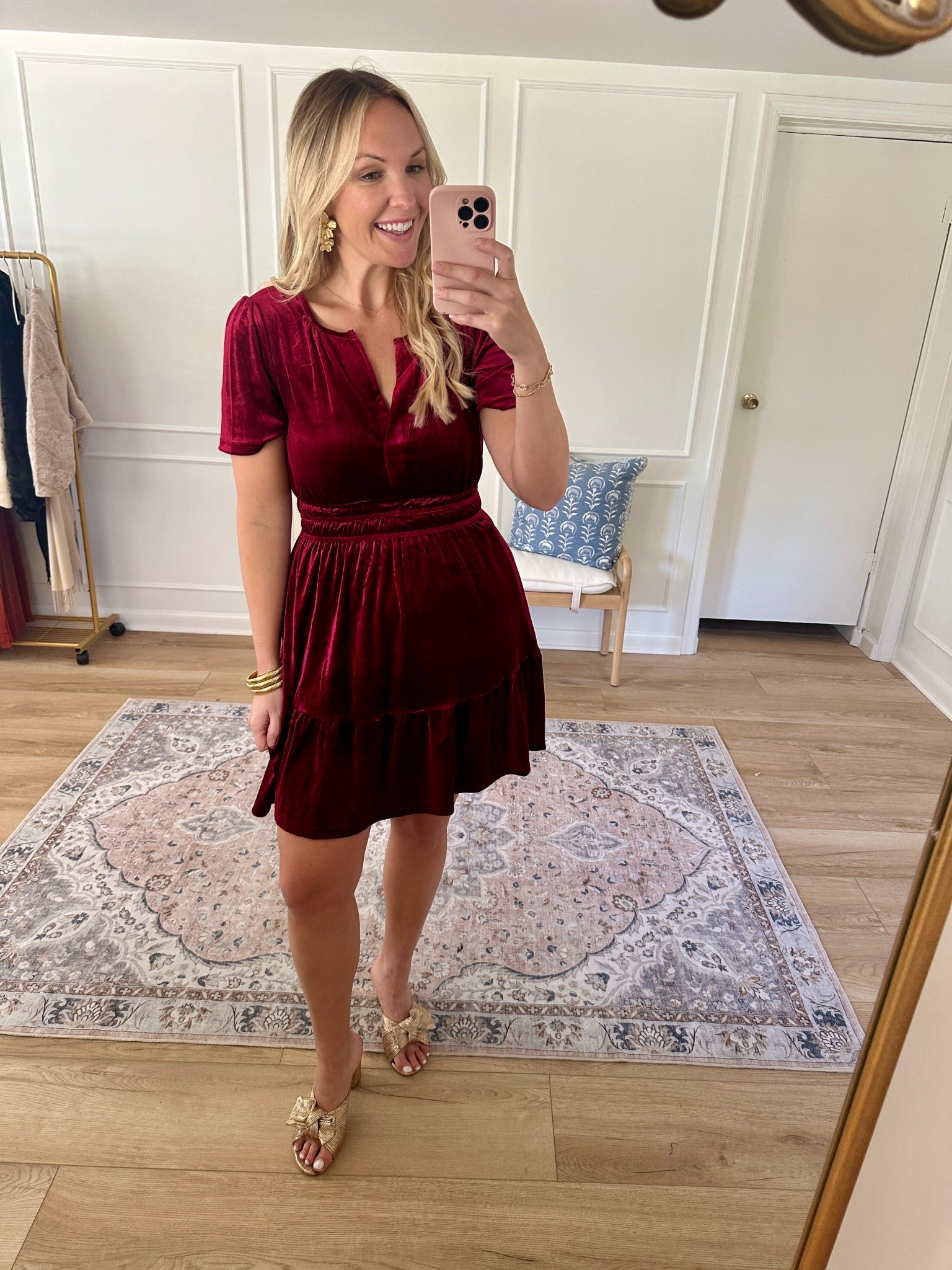 Holiday party dress - velvet dress - wearing a med 

#LTKParties #LTKSeasonal #LTKHoliday