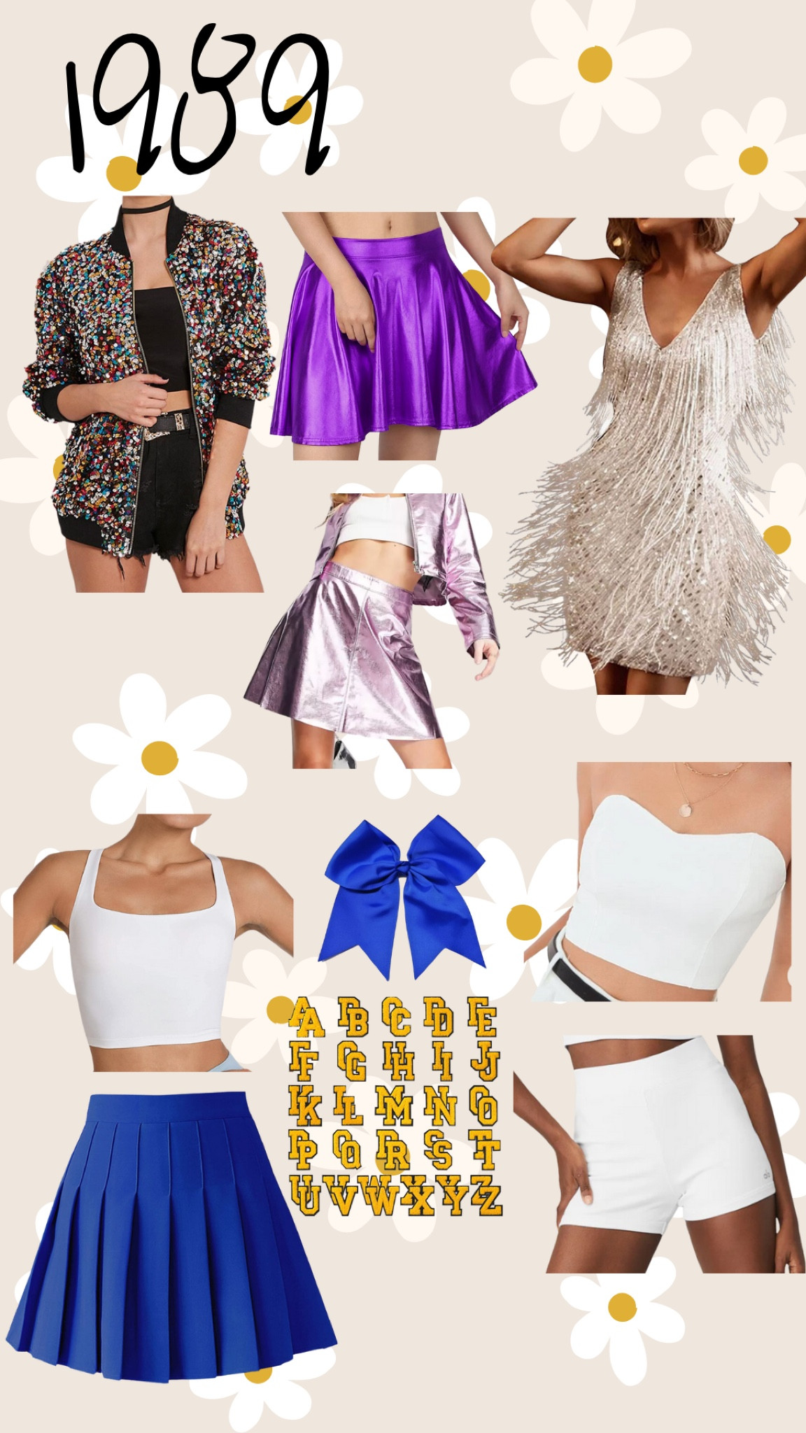 taylor swift. taylor swift eras. taylor swift concert. taylor swift outfit ideas. eras concert outfit. eras outfit. DIY costume. taylor swift cheerleading costume. white matching set. sequin bomber. metallic skirt. fringe dress. fringe sequin dress. DIY. 

#LTKSeasonal #LTKstyletip #LTKunder100