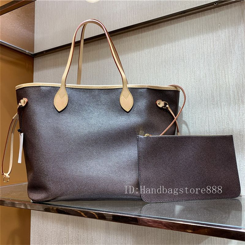GM size 2 pcs/set with wallet Fashion Women Classical Designer Genuine Leather luxury Shoulder Ba... | DHGate