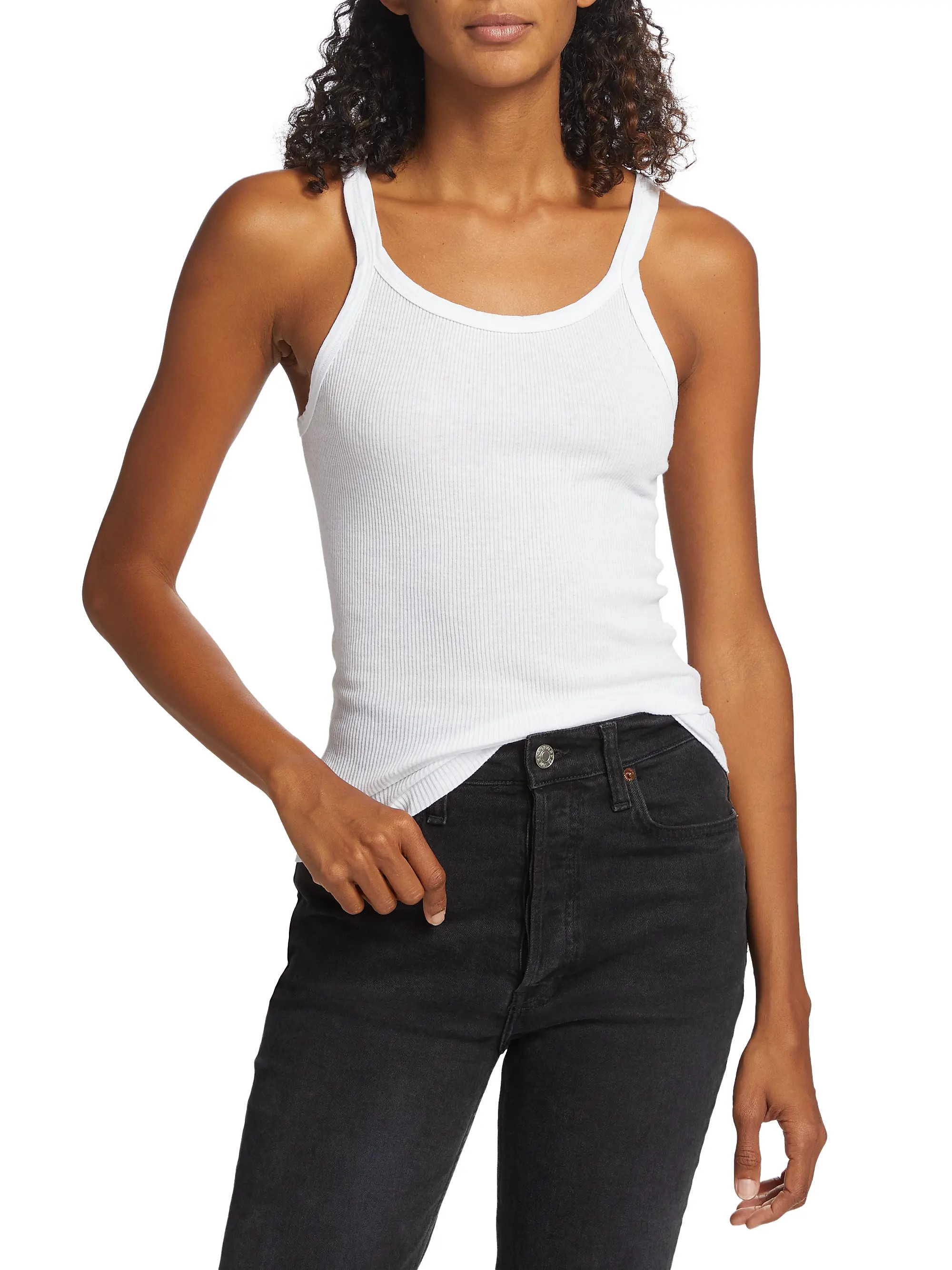 The Ribbed Tank | Saks Fifth Avenue