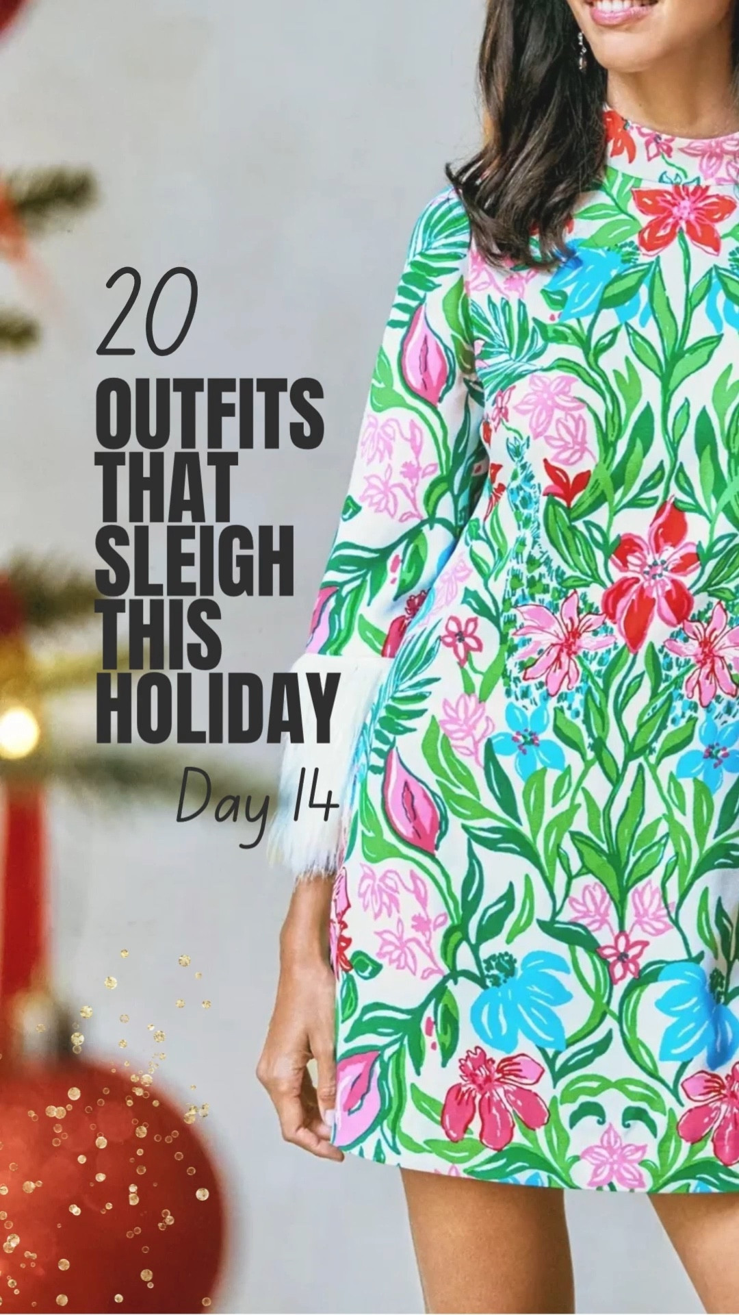 When your holiday dress is more fun than the party!

Bright florals, feathered cuffs, and all the festive fun wrapped into one stunning look 🌸 Holiday dressing doesn’t have to be red + gold

#HolidayOutfitInspo #ColorfulStyle #FloralDress #PreppyHoliday #LTKHoliday #HolidayPartyLook #FestiveFashion #WhatToWear #HolidayStyleGuide #WinterWardrobeGoals #HolidayStyleMood 

 #LTKHoliday #LTKStyleTip #LTKItBag