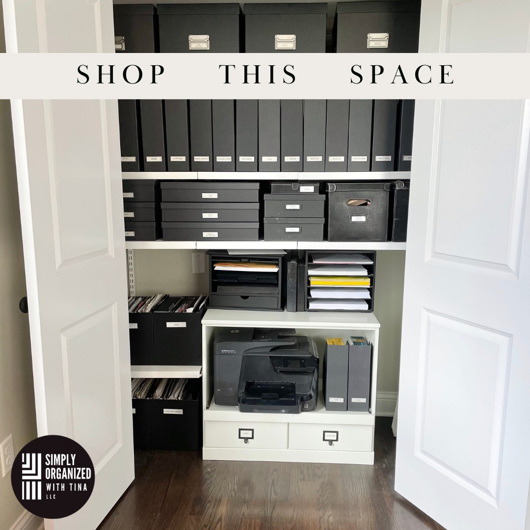 How sleek is this all-black office set up? These items go together so well and look polished and professional. 

#LTKHome