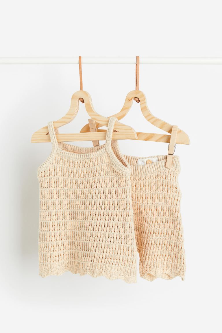 2-piece Crochet-look Set | H&M (US + CA)