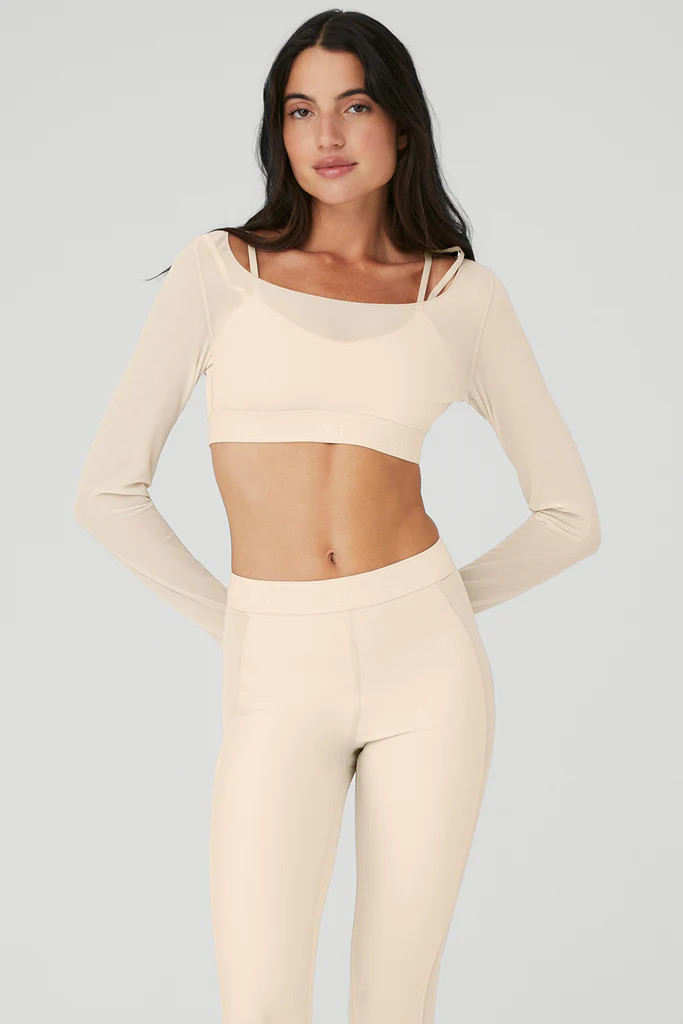 Airlift Long Sleeve Ballet Dream Bra | Alo Yoga (US)