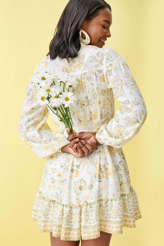 Belted Sunny Floral Dress | Cato Fashions