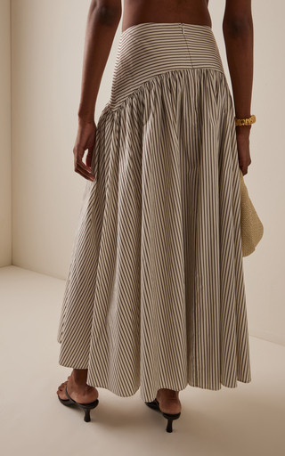 Procida Striped Cotton Skirt | Moda Operandi (Global)