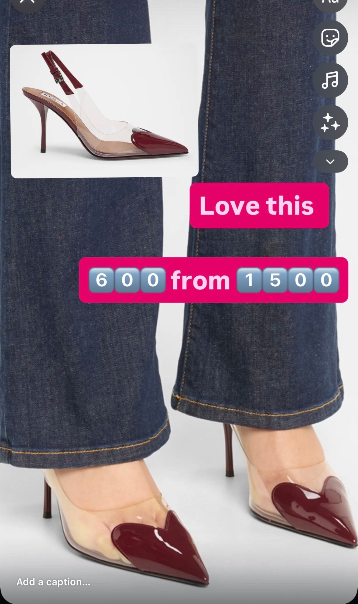 Alaiia LE CŒUR SLINGBACKS IN PATENT LEATHER sale 
Love it 

#LTKSaleAlert #LTKootd