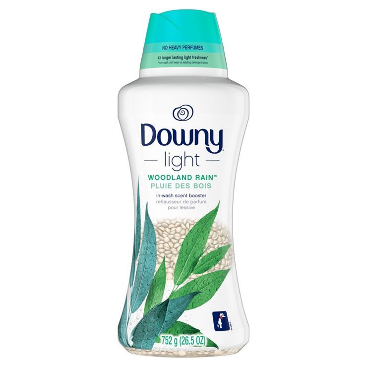 Downy Light Woodland Rain Scent Laundry Scent Booster Beads with No Heavy Perfumes - 26.5oz | Target