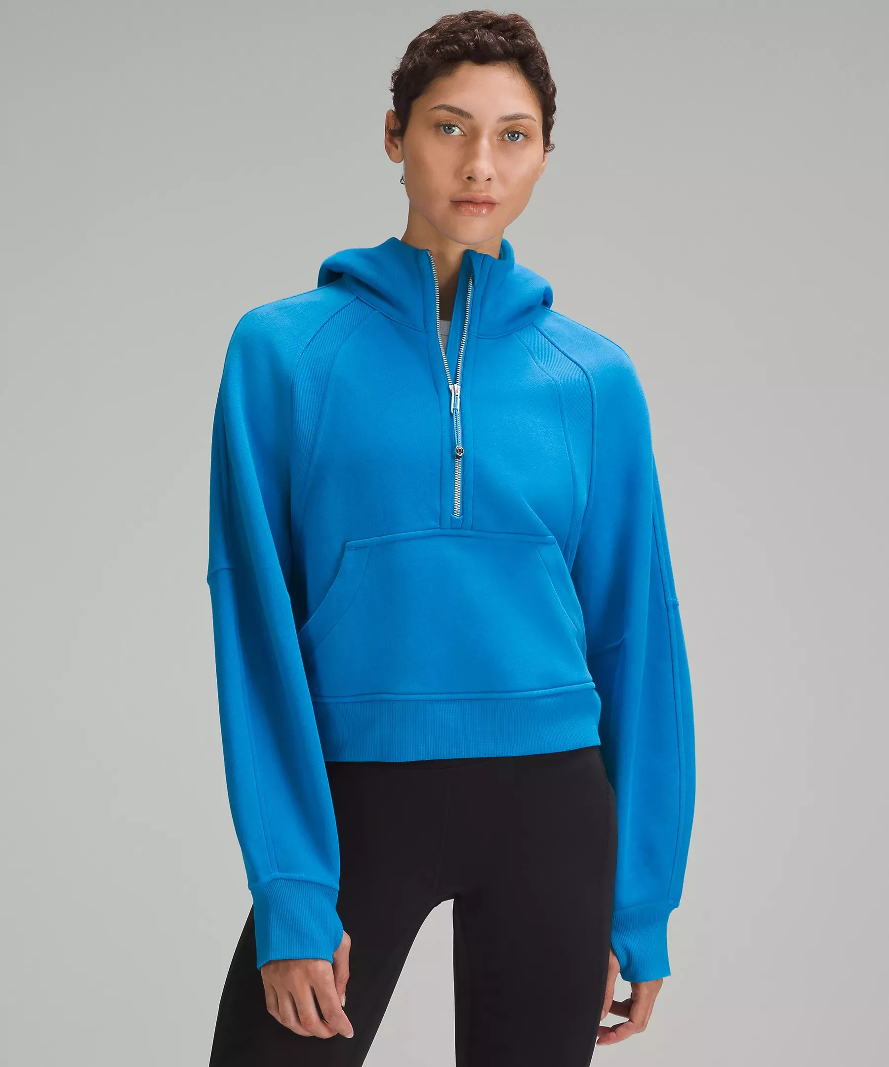 Lululemon Scuba Oversized Half Zip Lip Gloss Pullover Hoodie