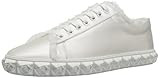 Stuart Weitzman Women's FRINGIECOVERSTORY Sneaker, White Silk Satin, 5.5 M US | Amazon (US)