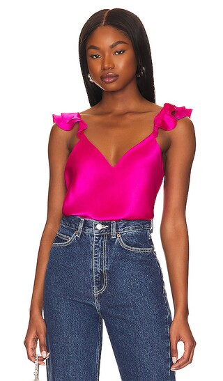 Damaris Cami in Neon Pink | Revolve Clothing (Global)