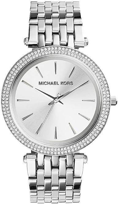 Michael Kors Darci 3 Hand Watch with Glitz Accents, 39MM | Amazon (US)