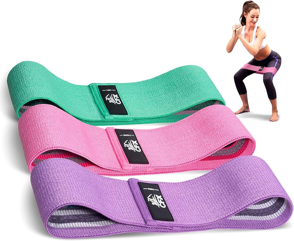 CFX Resistance Bands Set, Exercise Bands with Non-Slip Design for HIPS & Glutes, 3 Levels Workout... | Amazon (US)