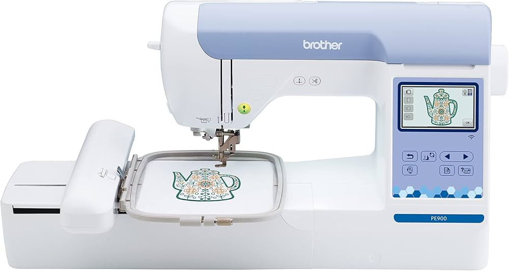 Brother PE900 Embroidery Machine with WLAN, White | Amazon (US)