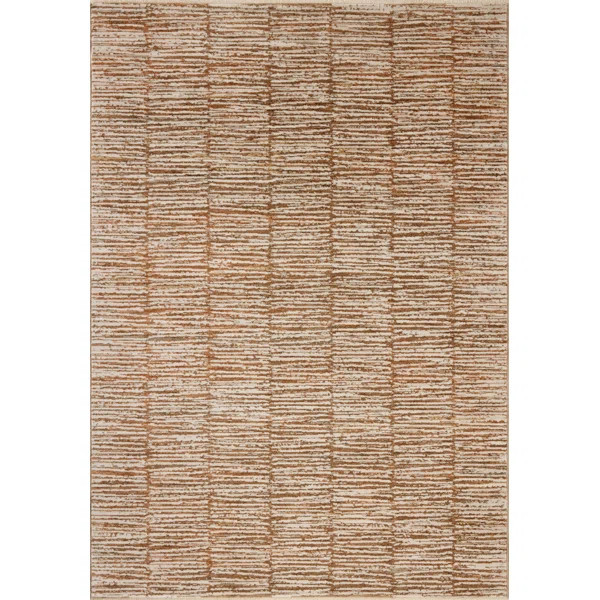 Loloi Nellie Terracotta / Ivory Area Rug | Wayfair North America