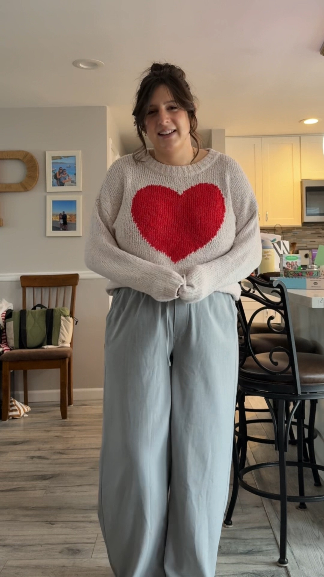 Valentines Day fit featuring pants that are a great maternity/non-maternity option 

#LTKbump #LTKmidsize #LTKfindsunder50