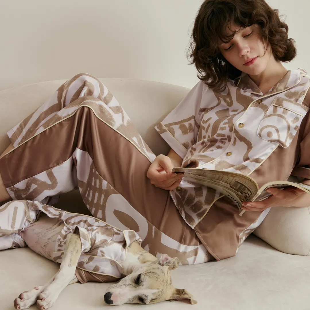 Pet and Women's Pajama Match Set: Cat Dog & Owner Sleepwear - Etsy | Etsy (US)