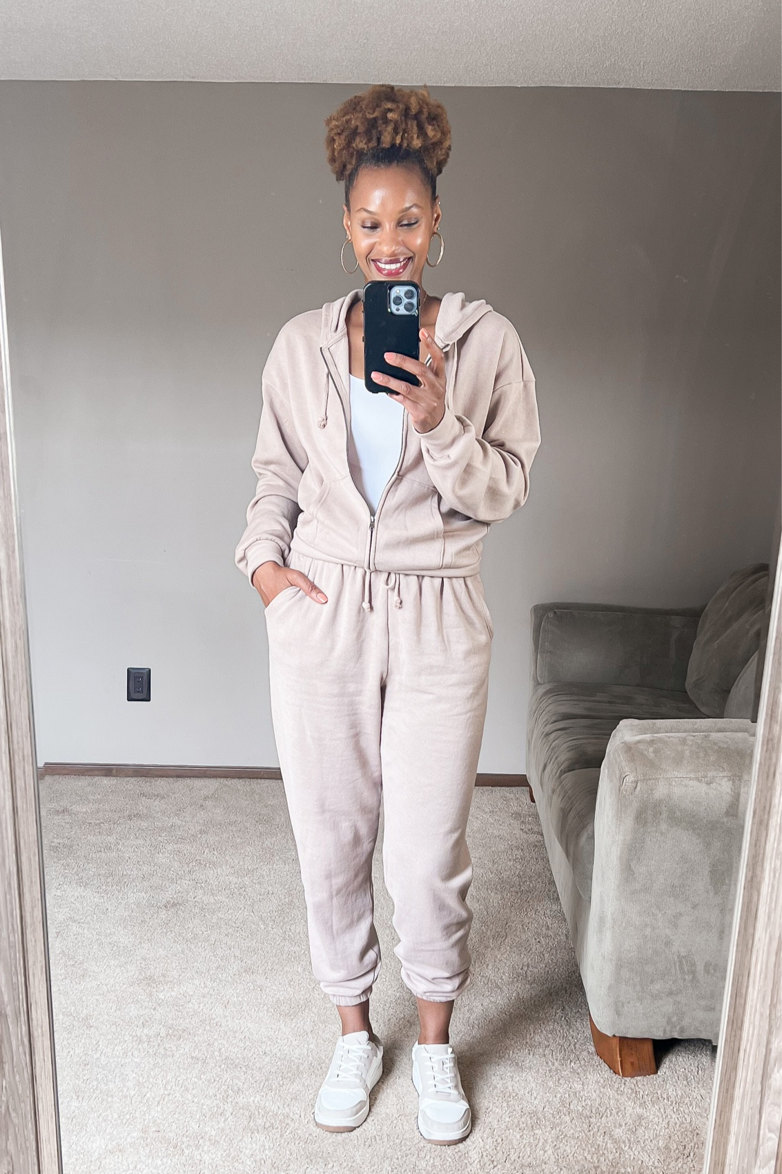 A simple matching jogger set will do the trick as a simple and comfortable travel outfit. 

#LTKtravel #LTKstyletip #LTKsalealert