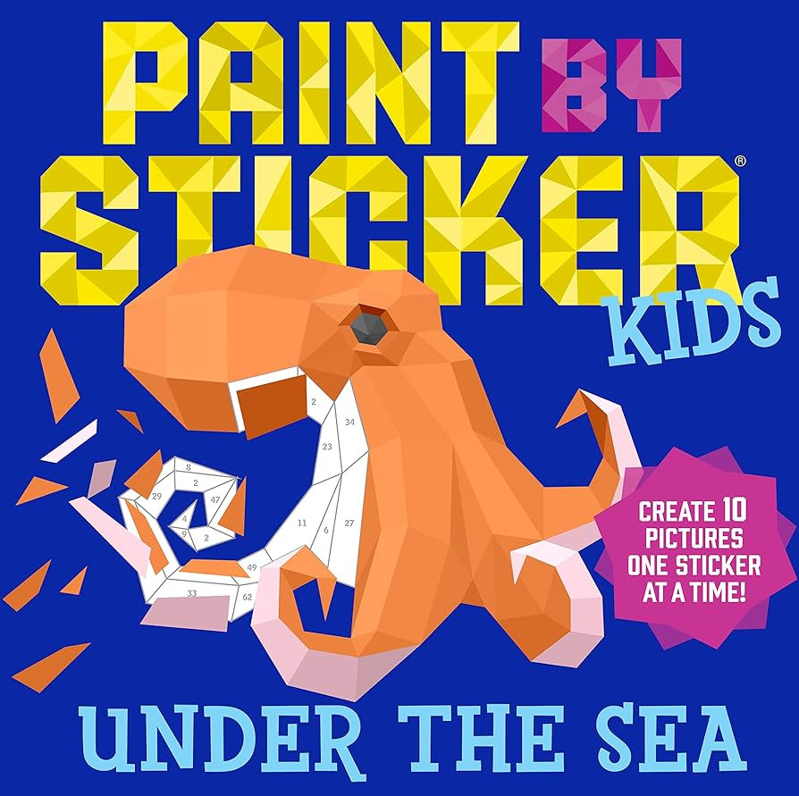 Paint by Sticker Kids: Under the Sea: Create 10 Pictures One Sticker at a Time | Amazon (US)