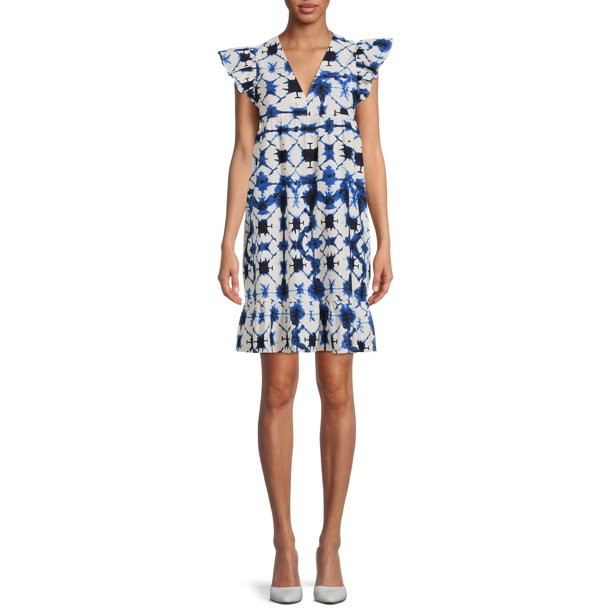 The Get Women's Tiered Babydoll Midi Dress - Walmart.com | Walmart (US)