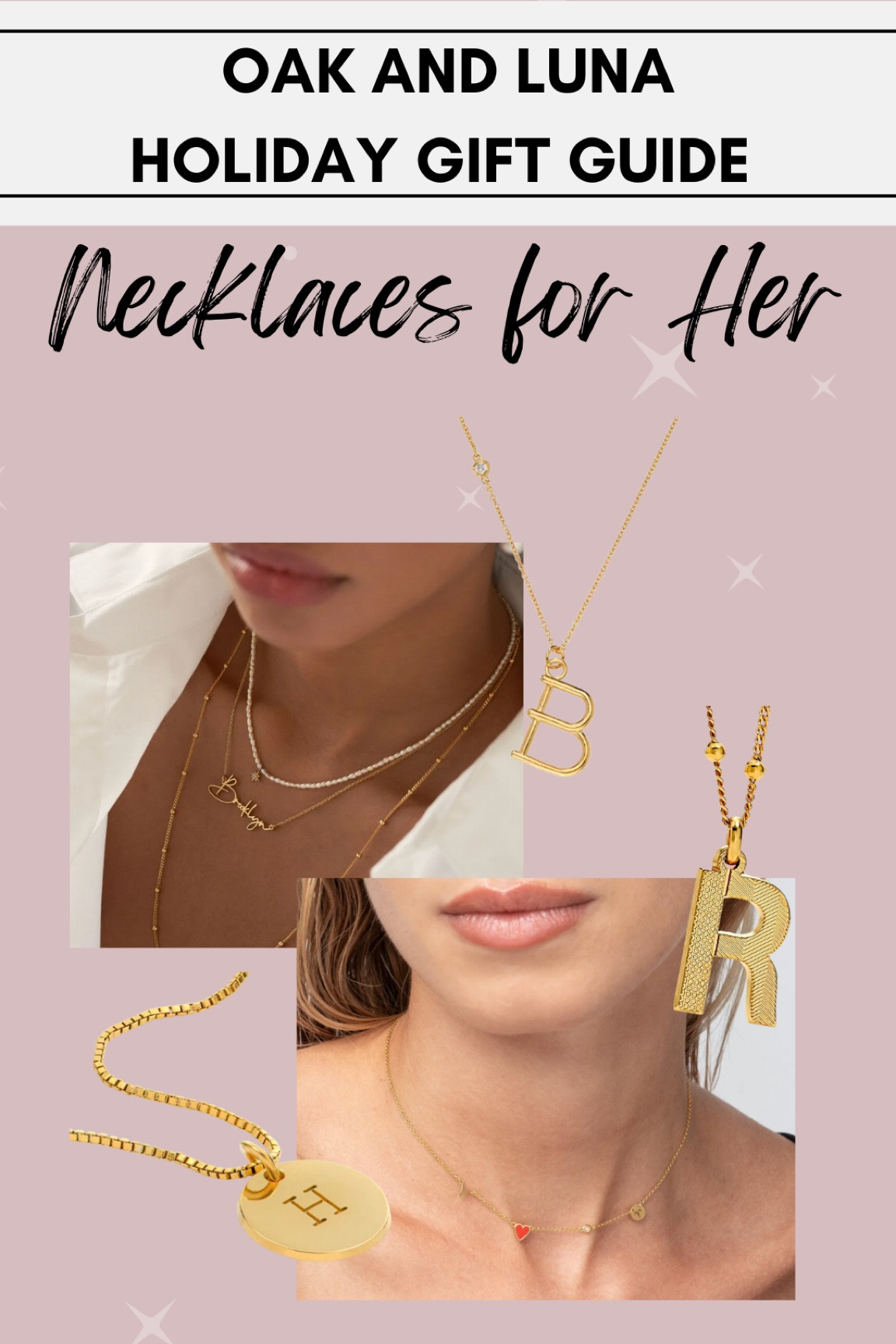 Gift ideas for her! Picked out some of my favorite necklaces to purchase during Oak and Luna’s epic Black Friday sale! 🎁

#ad @oakandluna #oakandluna 

#LTKGiftGuide #LTKHoliday #LTKsalealert