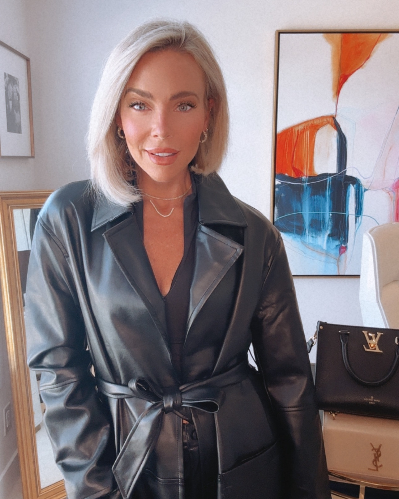 Oh my gosh, ladies. You’re going to FALL IN STINKING LOVE WITH THIS OUTFIT!

Wearing size SMALL top, SMALL pants & SMALL trench coat!🧥 I am returning the leather pants for an XS (just FYI)!

Talk about an absolute 🔥 top, leather pants (linked both 2 options for you ladies), and a HAWT leather trench coat that is also SUPER AFFORDABLE! ❤️

I cannot say enough about this top. It is a quarter zip tight fitting top. You can zip it up for a sporty turtleneck like top or unzip it for a sexy-er look. You can wear this under EVERYTHING too! 

The leather pants, oh my God ladies, you are going to LOVE either one of these options! I’m keeping them both because they’re truly THAT GOOD! The first pair has some more leg pockets for a more cargo style pants. The second pair doesn’t have leg pockets, but are SUPER SLIMMING! 🔥🔥🔥

This leather trench coat goes with EVERYTHING - from jeans to leggings, to dress pants, to leather pants. You can wear this all fall & winter ❄️ Plus it’s super budget friendly. 

I linked the exact items I’m wearing plus a few extra options based on your sizing/style/price preferences! 😉☺️

Happy shopping! This is such a VIBE 🫡!

Xoxo-your girl for the latest beauty & fashion trends,
CeCe 🙏🙌❤️😍🔥🧥✨🥂😘🫡❄️

#LTKWorkWear #LTKMidSize #LTKVacationOutfits #CorMyerStyle #Concert #Vacation   #LTKSummerSales #LTKBacktoSchool  #LTKNYFW                                

#LTKSeasonal #LTKFindsUnder50 #LTKBeauty #LTKStyleTip #LTKFindsUnder100 #LTKTravel #LTKFitness #LTKOver40 #LTKParties #LTKU #LTKSaleAlert #LTKVideo #LTKBump #LTKShoeCrush #LTKActive #LTKShoeCrush #LTKBump #LTKFamily #LTKPlusSize #LTKMidsize #LTKSaleAlert #LTKFindsUnder100 #LTKParties #LTKWorkwear