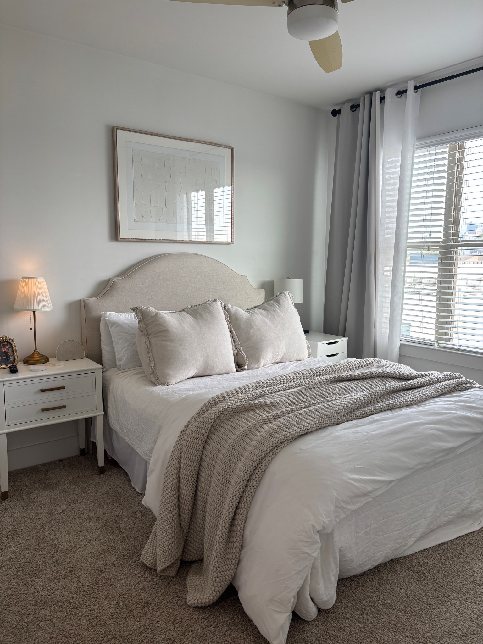 Shop my bed! Very neutral and simplistic! The bedding is SO comfy!

#LTKHome
