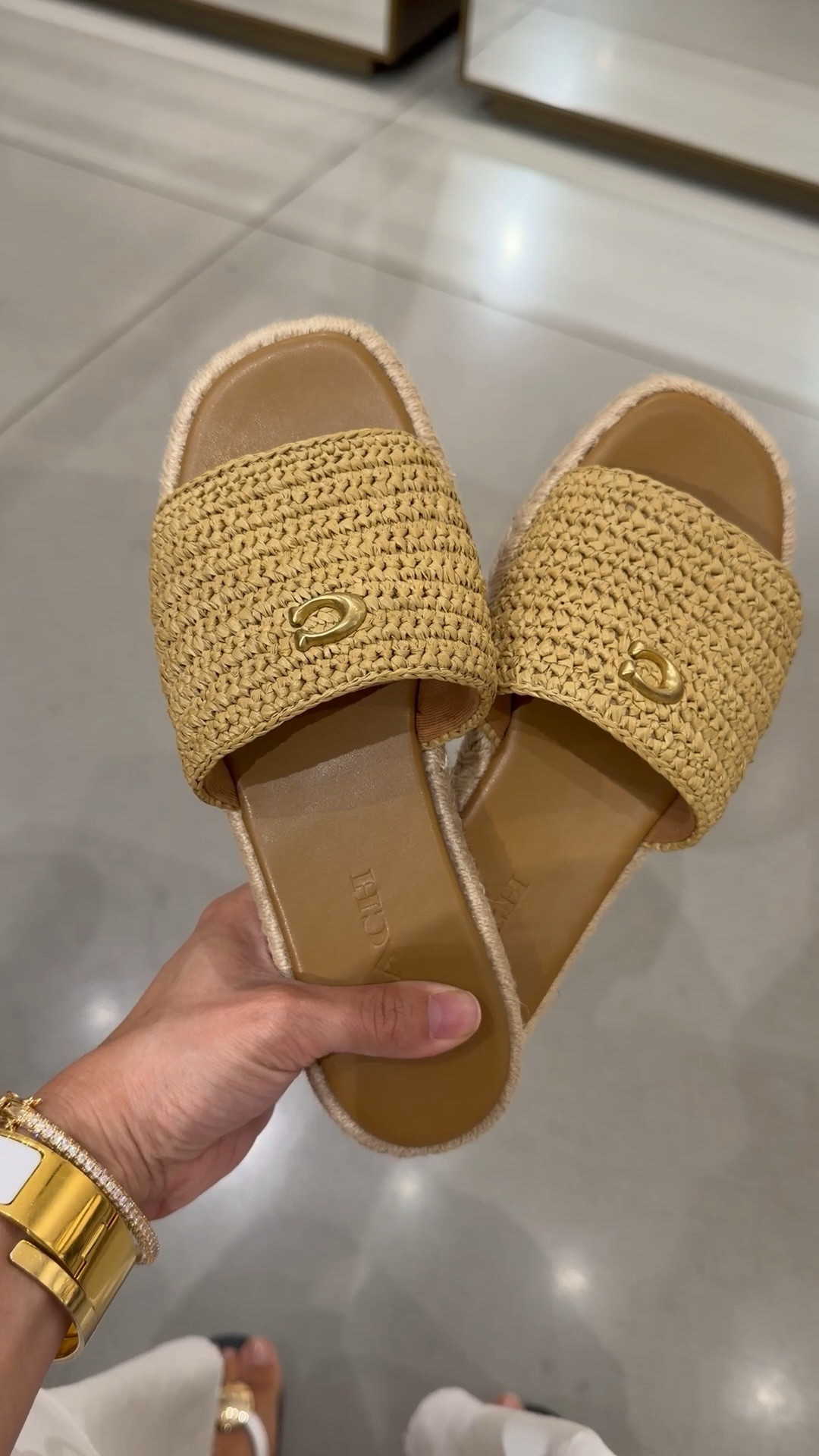 Cute coach raffia sandals!

#LTKootd #LTKSeasonal #LTKPetite